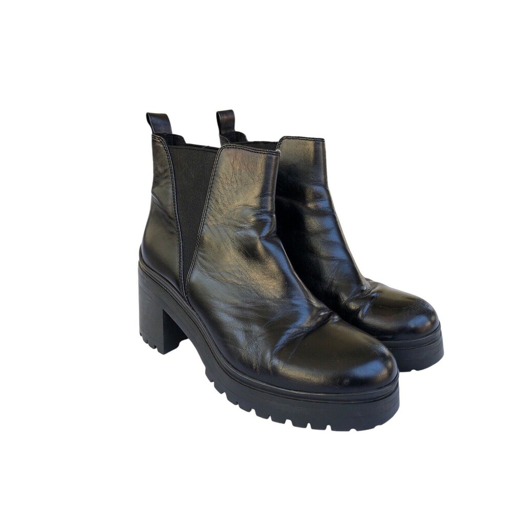 Jeffrey Campbell Platform Chelsea Boot Black Size 9.5